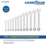 Goodyear 12 PCS. COMBINATION SPANNER SET Main