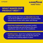 Goodyear Water Pump Plier with Box Joint – Premium Quality