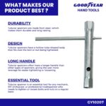 Goodyear 8 Pcs. Tubular Spanner Set with Tommy bar