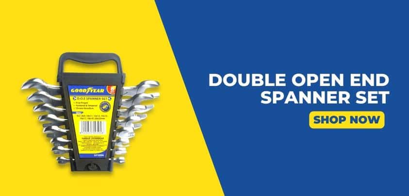 Double Open End Spanner Set - Goodyear Hand & Power Tools