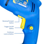 Goodyear Electric Drill Machine (Corded) 10mm – 500W