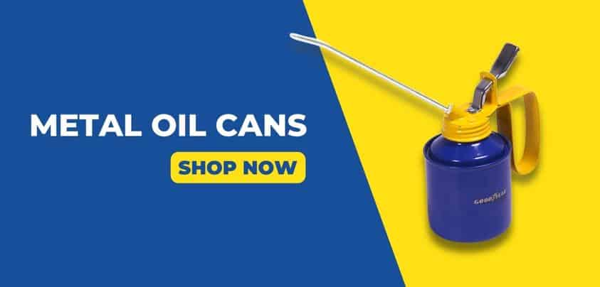 Metal Oil Cans - Goodyear Hand & Power Tools